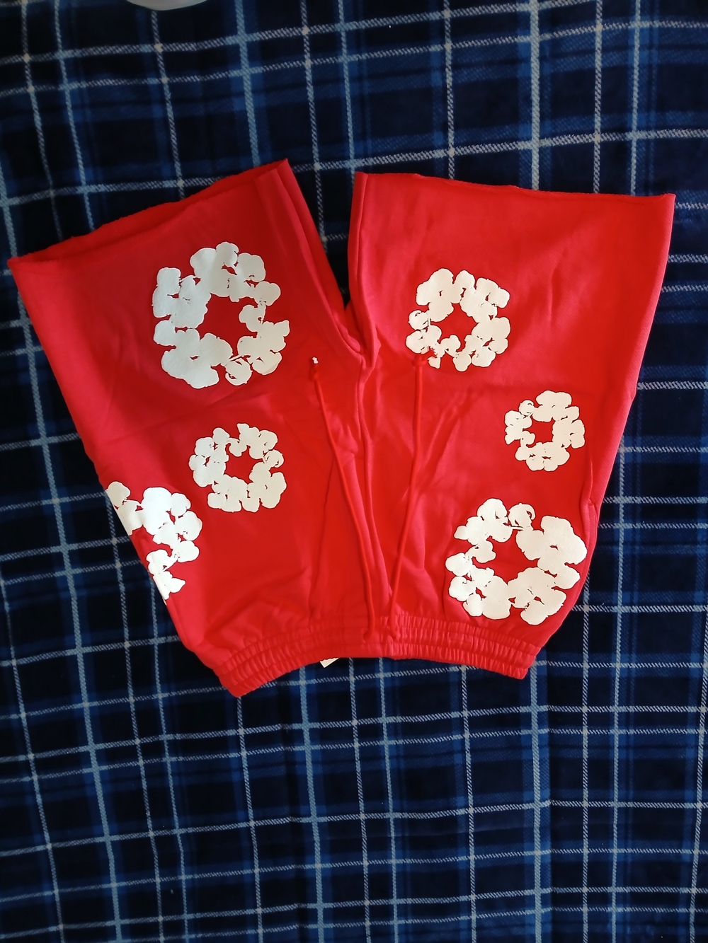 Denim Tears Red Shorts